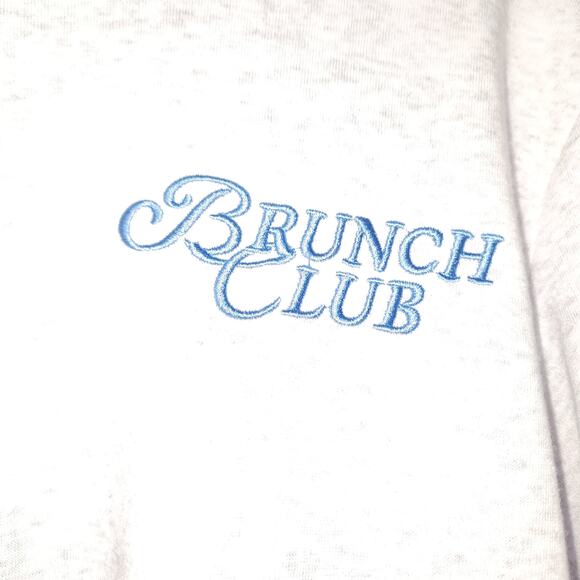 Brunch club women's gray sweatshirt size medium - Picture 7 of 7